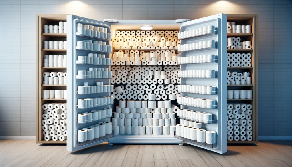 Toaletní papír v lednici proti zápachu