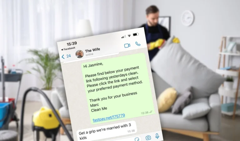 Manžel poslal účet za úklid domácnosti